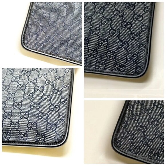 Gucci Shoulder Bag Black Canvas 450-060425 - Picture 6 of 13